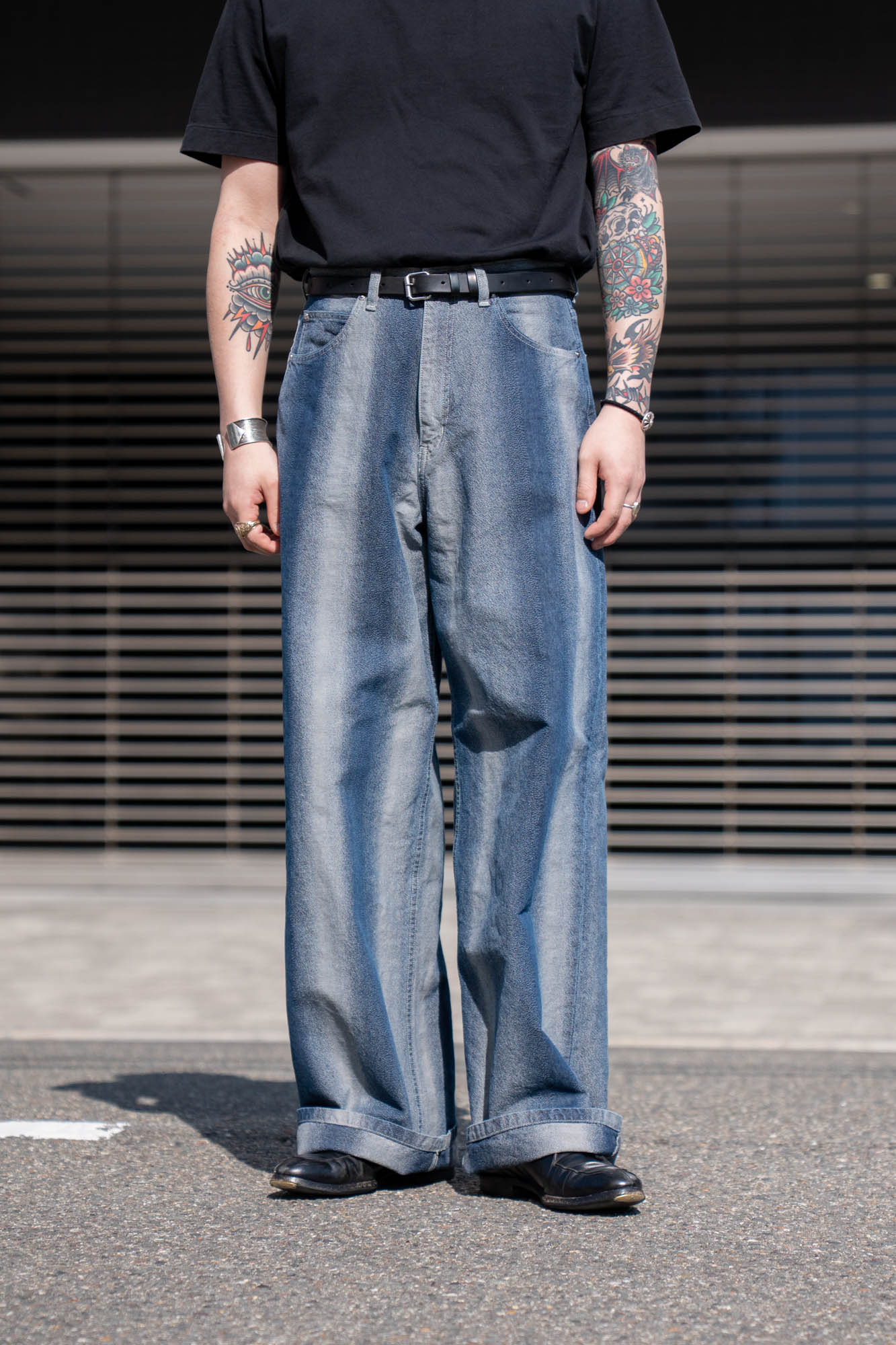 GRADATION DENIM PANTS (BAGGY)