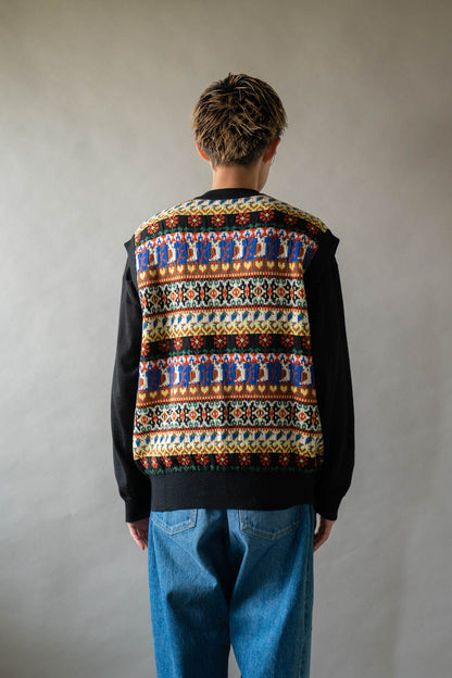 Jacquarded Slope Vest
