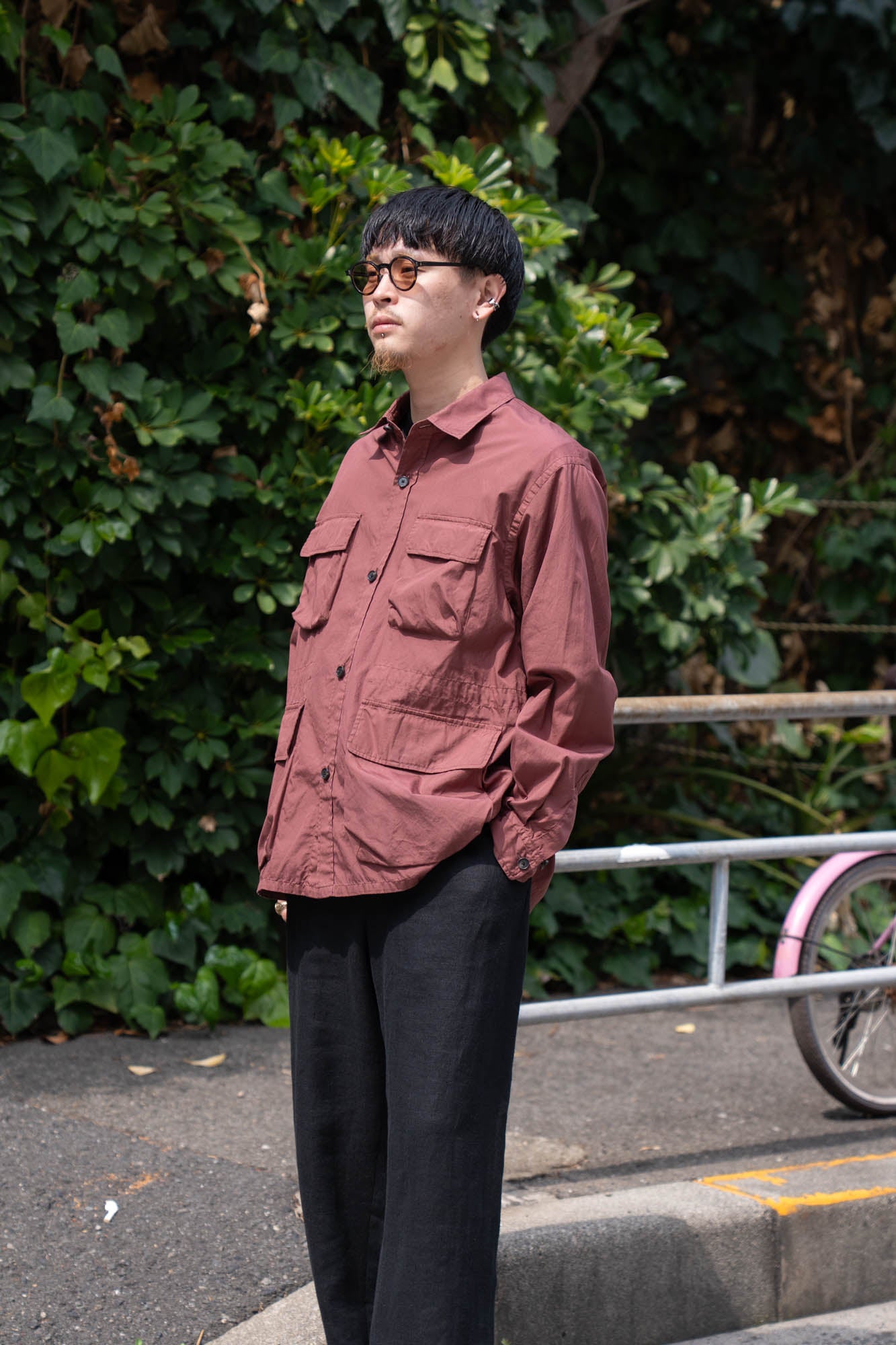 GARMENT DYE SAFARI JACKET