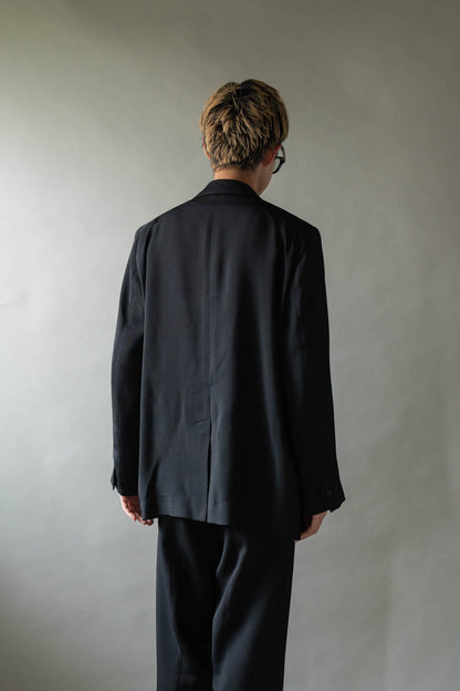 Double-breasted Jacket in Rayon Tricotine