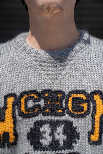 HAND KNITTING SWAETSHIRT