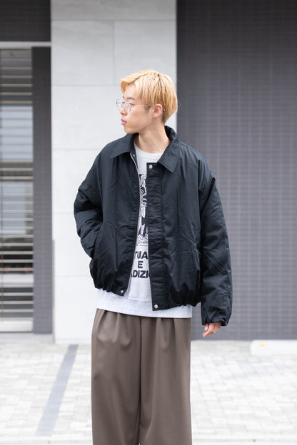 WIDE SQUARE ZIP UP DOWN JACKET