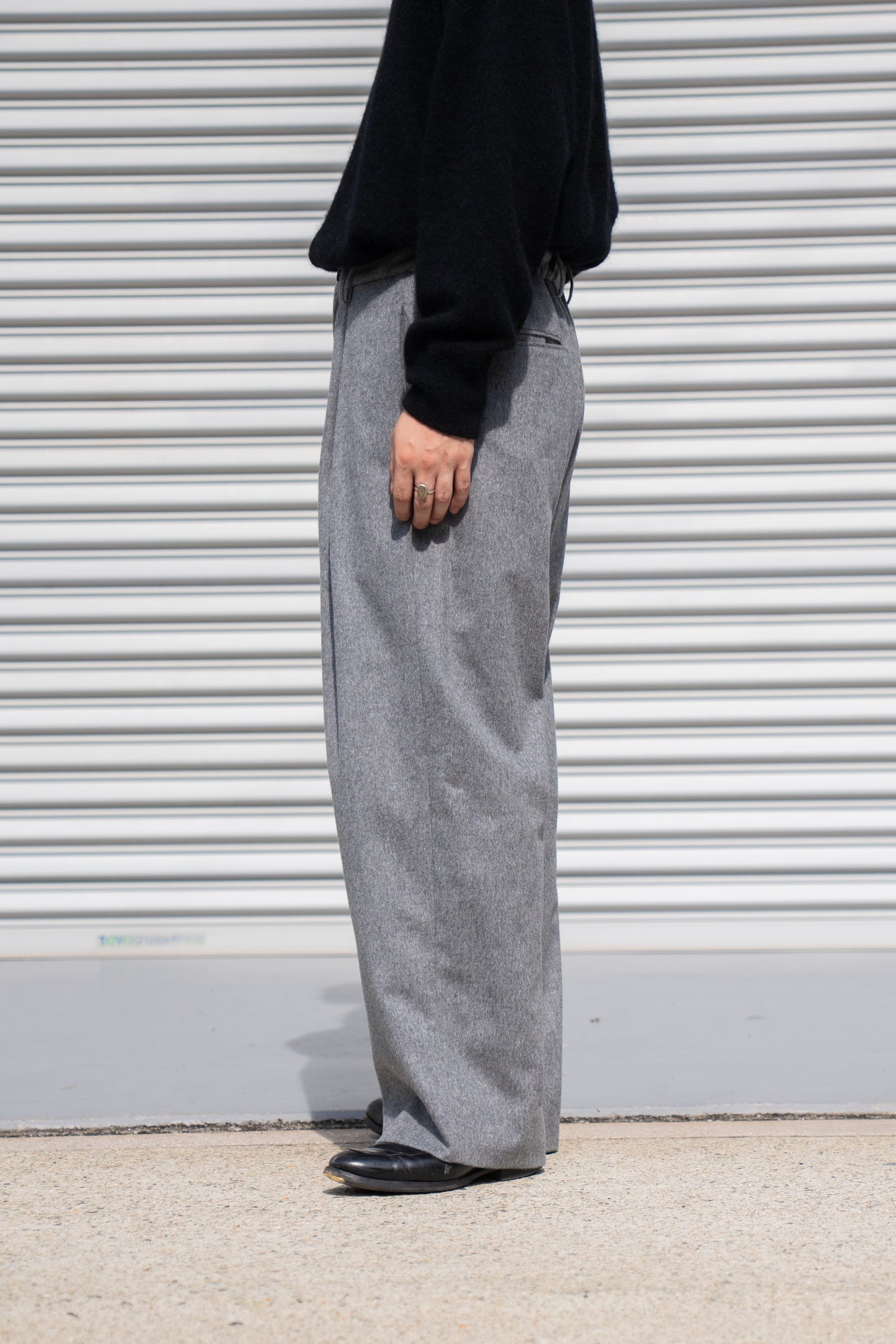 W/CA BEAVER EASY WIDE TROUSERS(ST.1265)