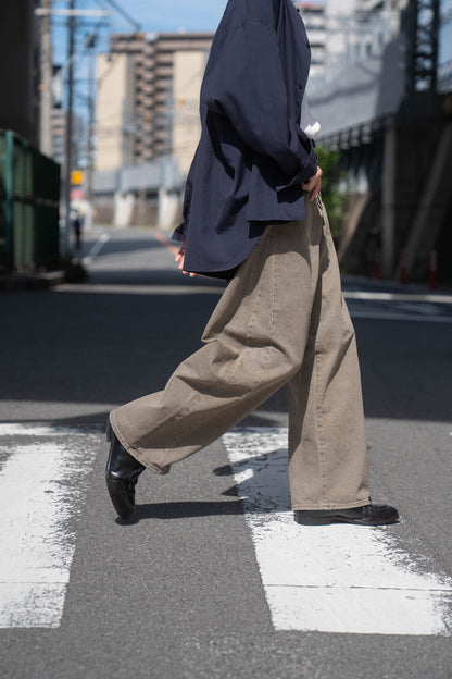 DEFORMATION WIDE COLOR DENIM PANTS(ST.1565)