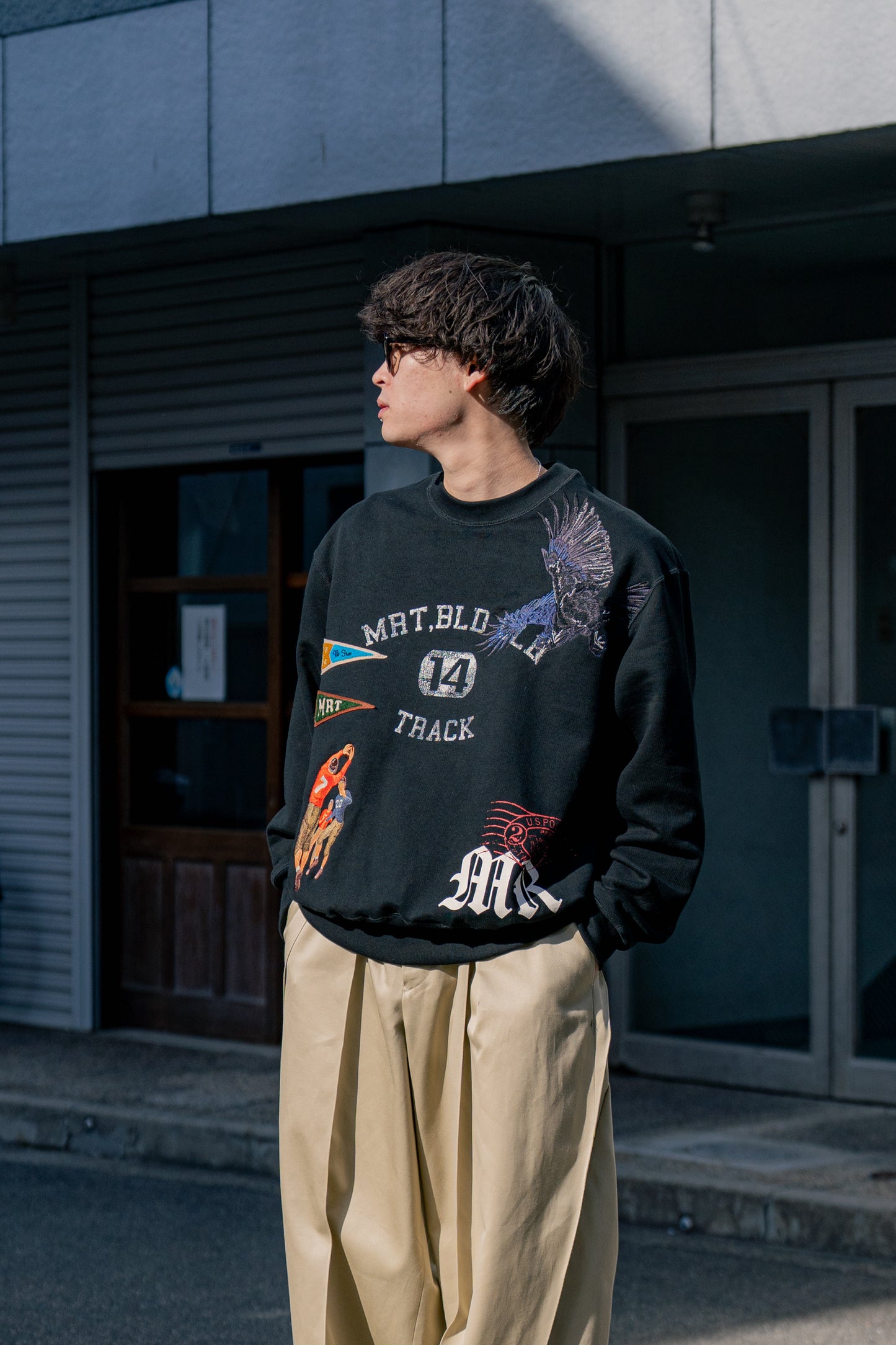 Multi embodied-design sweatshirt