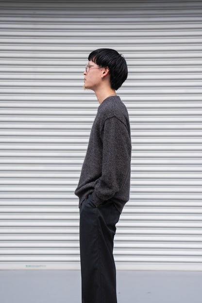WOOL/ALPACA KNIT CREW NECK LS(ST.1294)