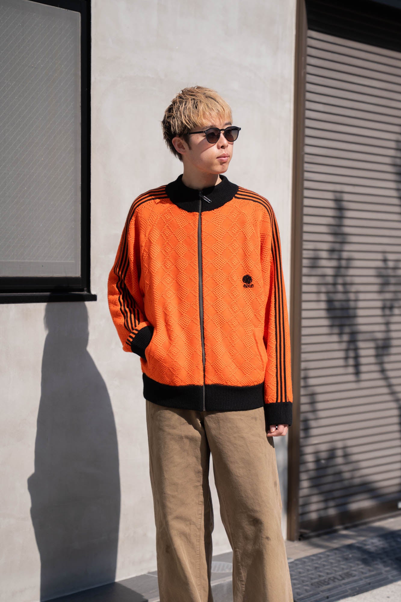 KNITTED TRAINING JACKET – sign | サイン