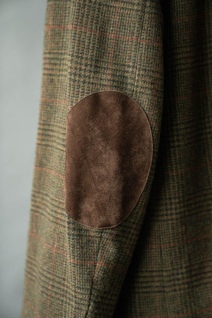 BRITISH TWEED OVERSIZED PEAK LAPEL JACKET(ST.1586)