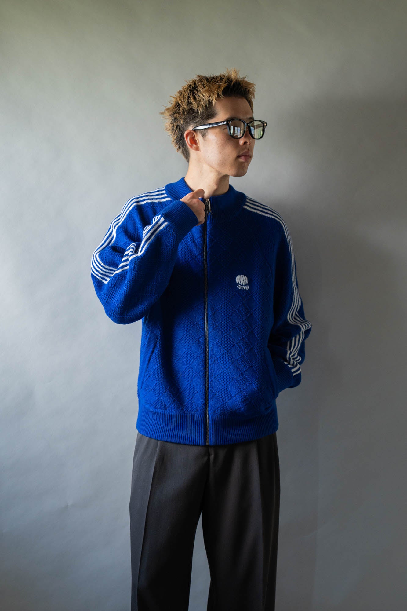 KNITTED TRAINING JACKET