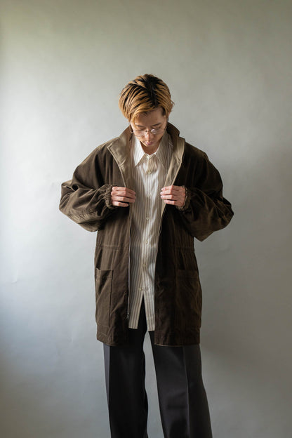REVERSIBLE STAND-COLLAR BLOUSON