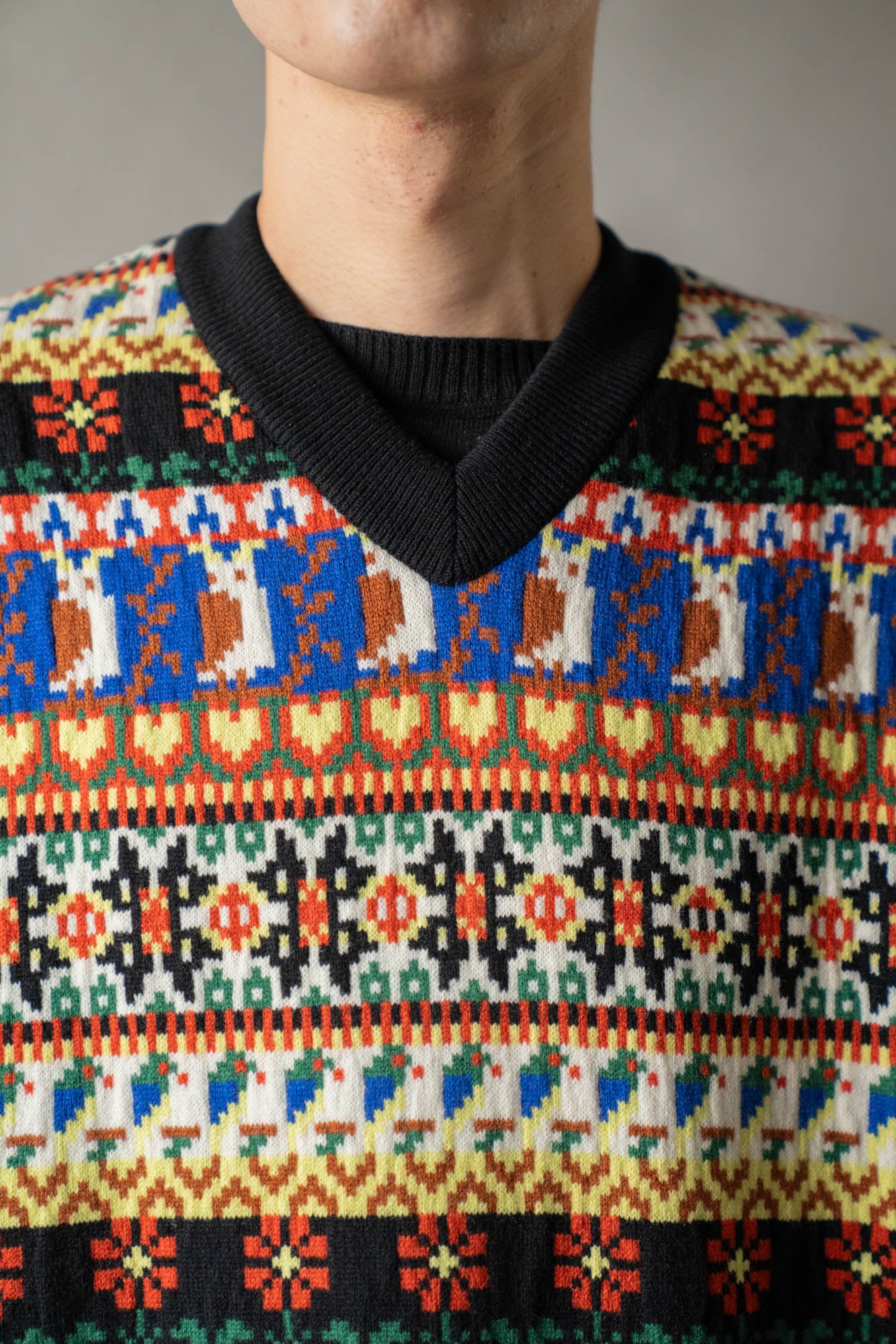 Jacquarded Slope Vest
