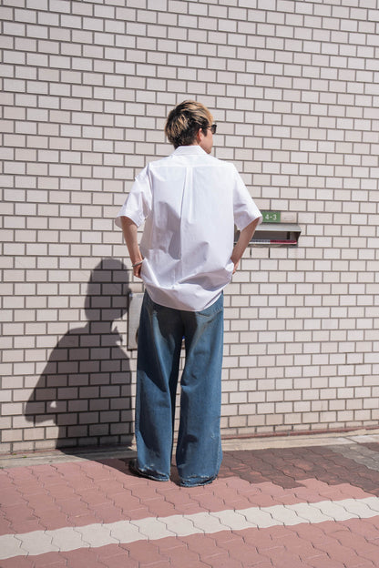 SUVIN COTTON OVERSIZED SS SHIRT(ST.1497)