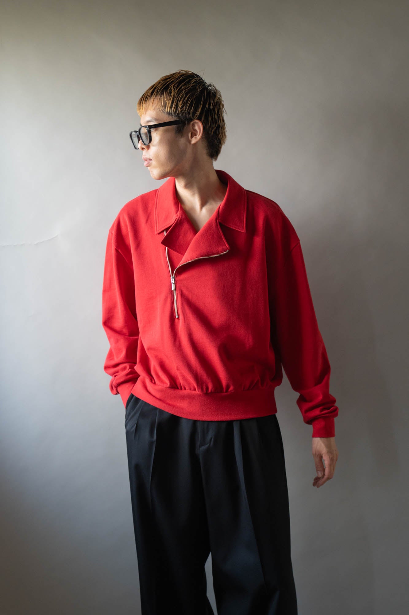 HALF ZIP DOUBLE