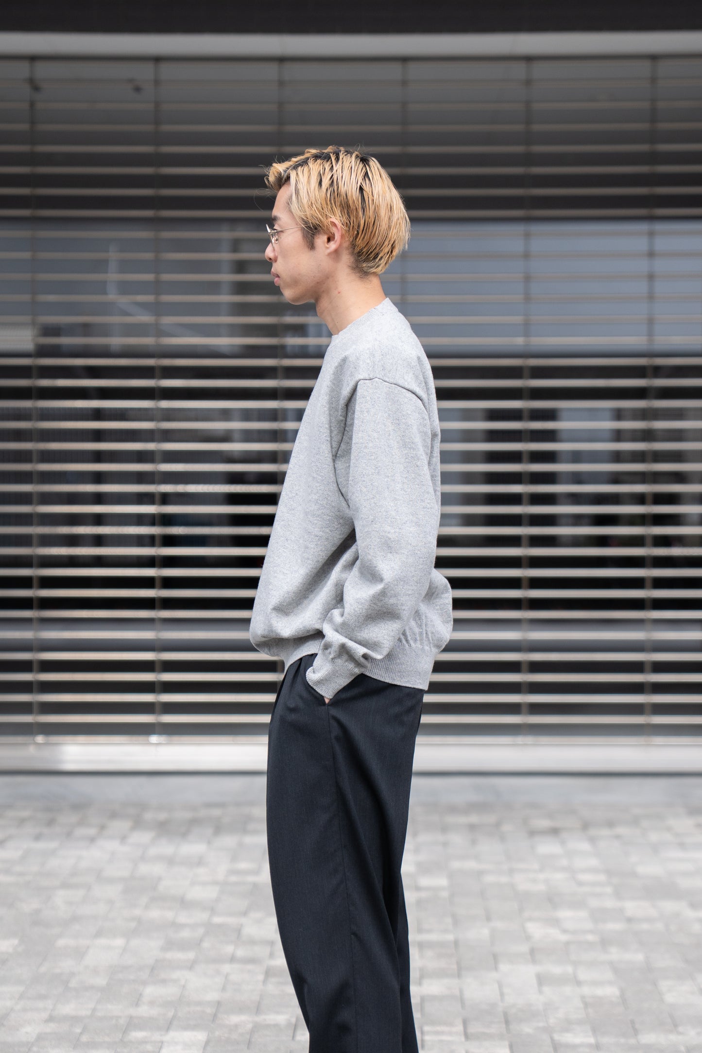 RIGID CASHMERE SWEATER P/O
