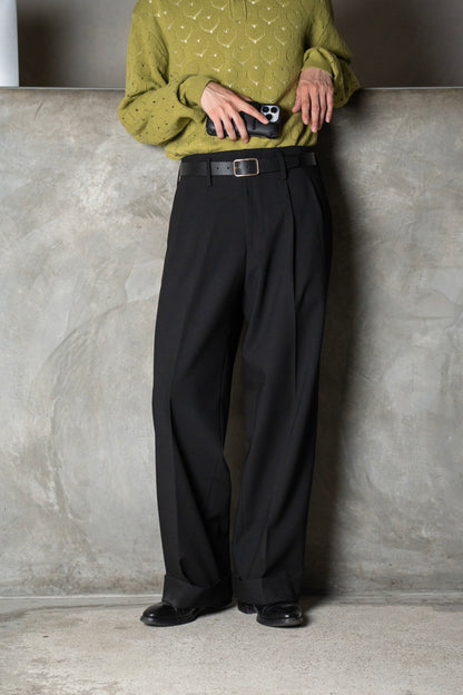 Flow Wide Turn-up Pants