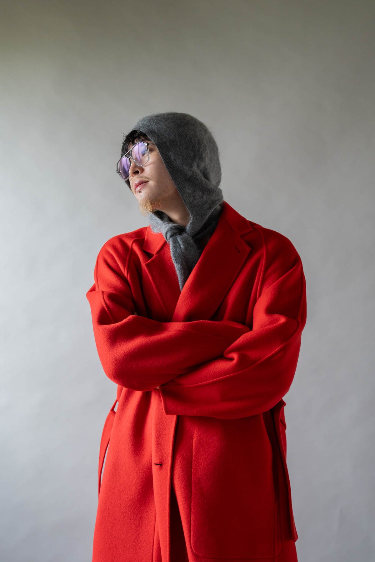 CASHMERE SHAGGY BALACLAVA(ST.1633)