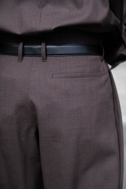 5 Tuck Trouser in Wool Tropical