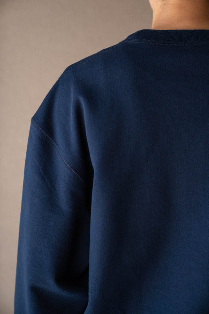 Hand-stitched sweatshirt