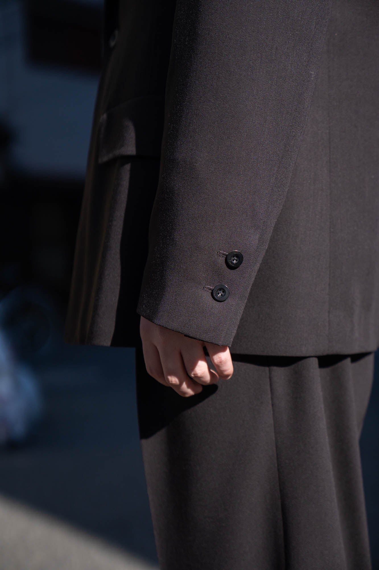 MODIFIED SHAWL COLLAR JACKET