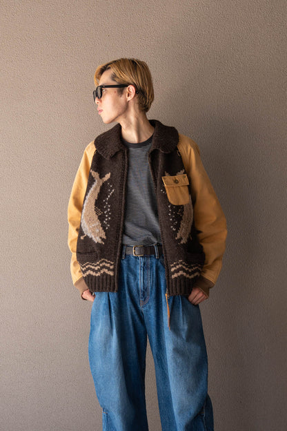 Combination cowichan sweater