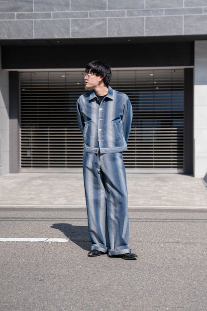 GRADATION DENIM JACKET