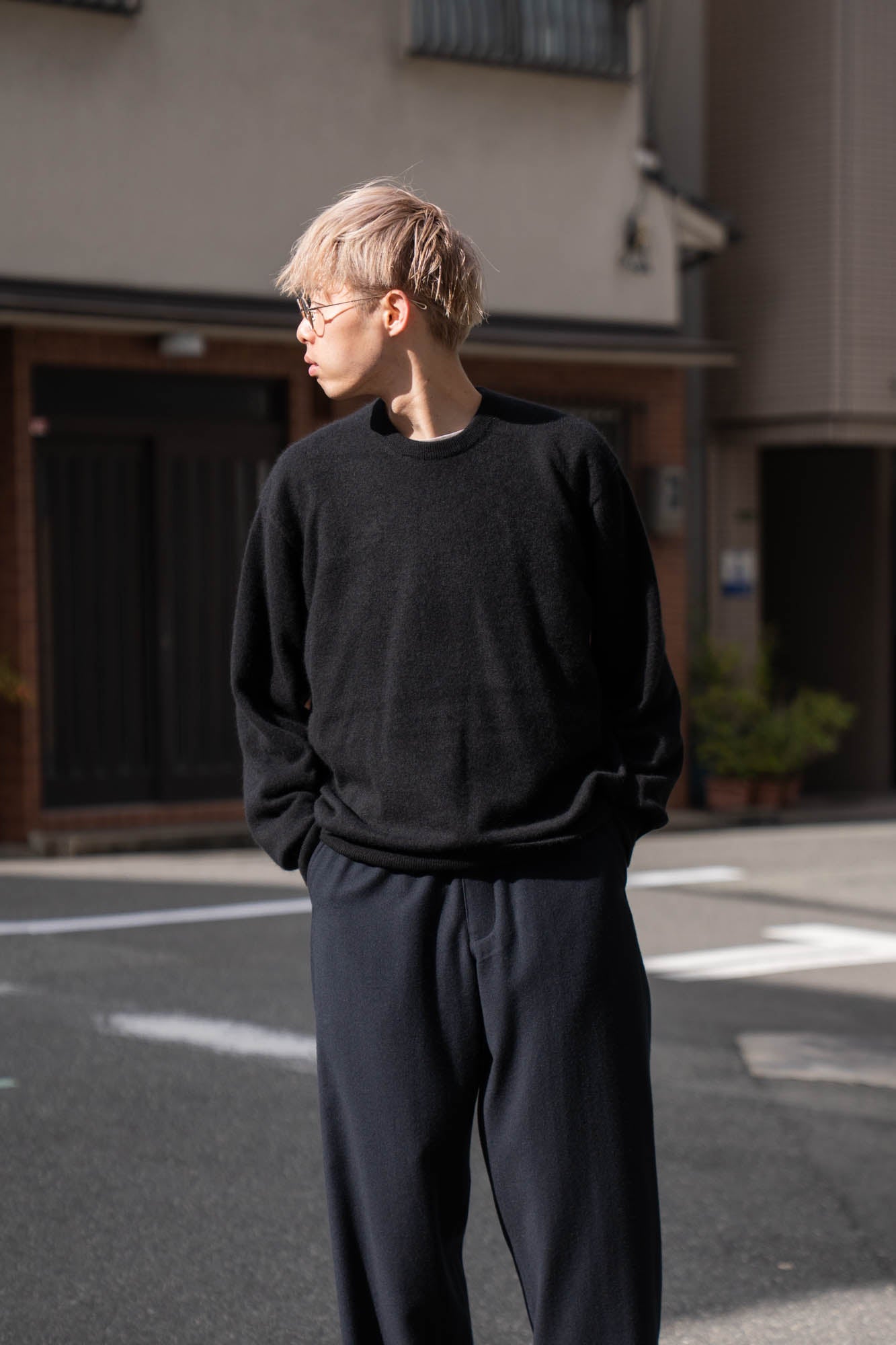 PURE CASHMERE KNIT CREW NECK LS(ST.1473) | ニット ssstein