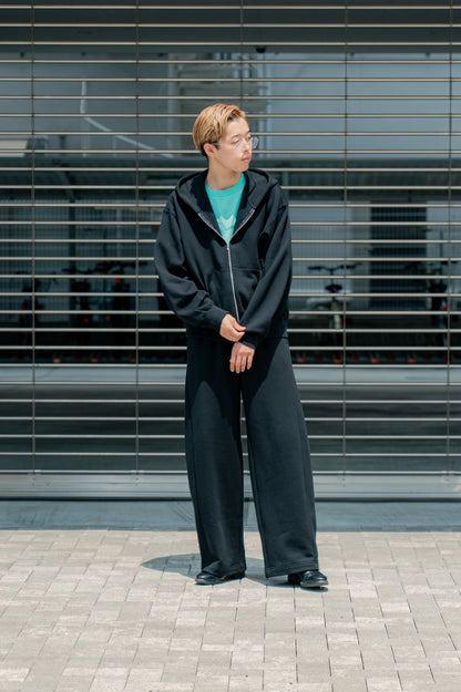 YAK/COTTON SWEAT ZIP HOODY(ST.1287)