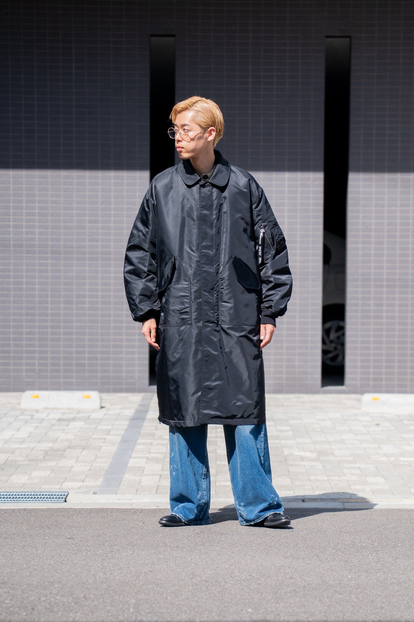 08sircus × TAION Down long MA-1 reversible