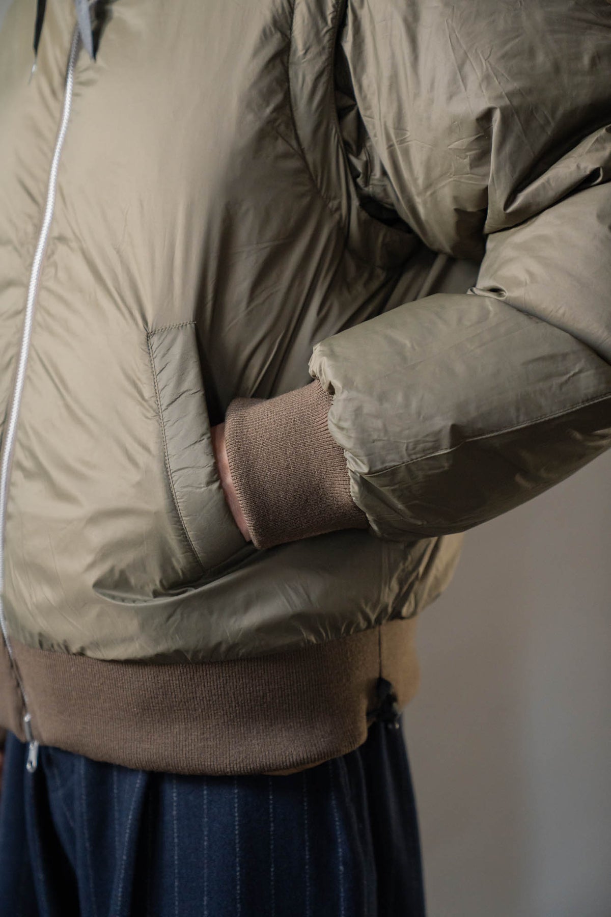 08sircus × TAION Down detachable bomber reversible