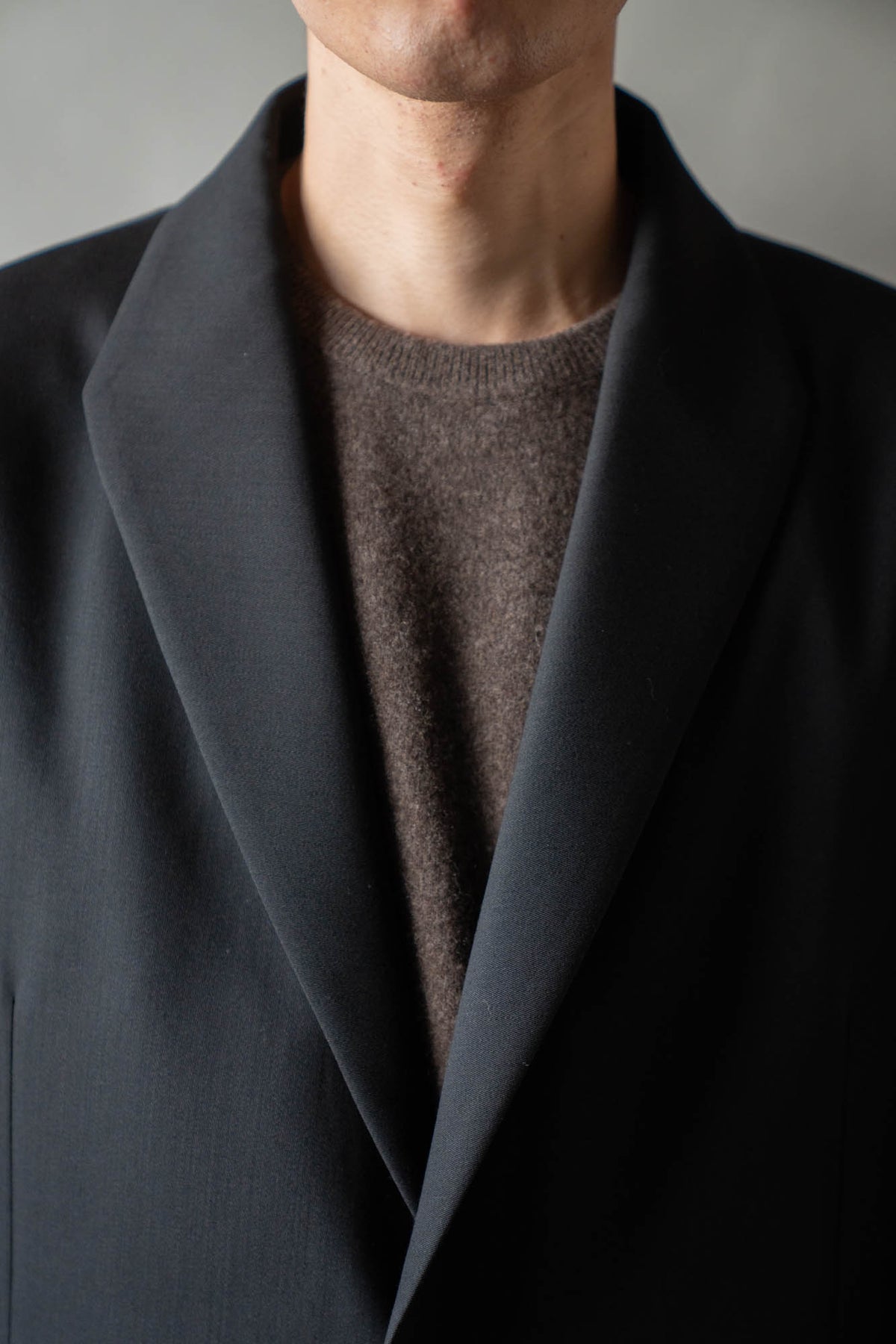 MODIFIED SHAWL-COLLAR JACKET