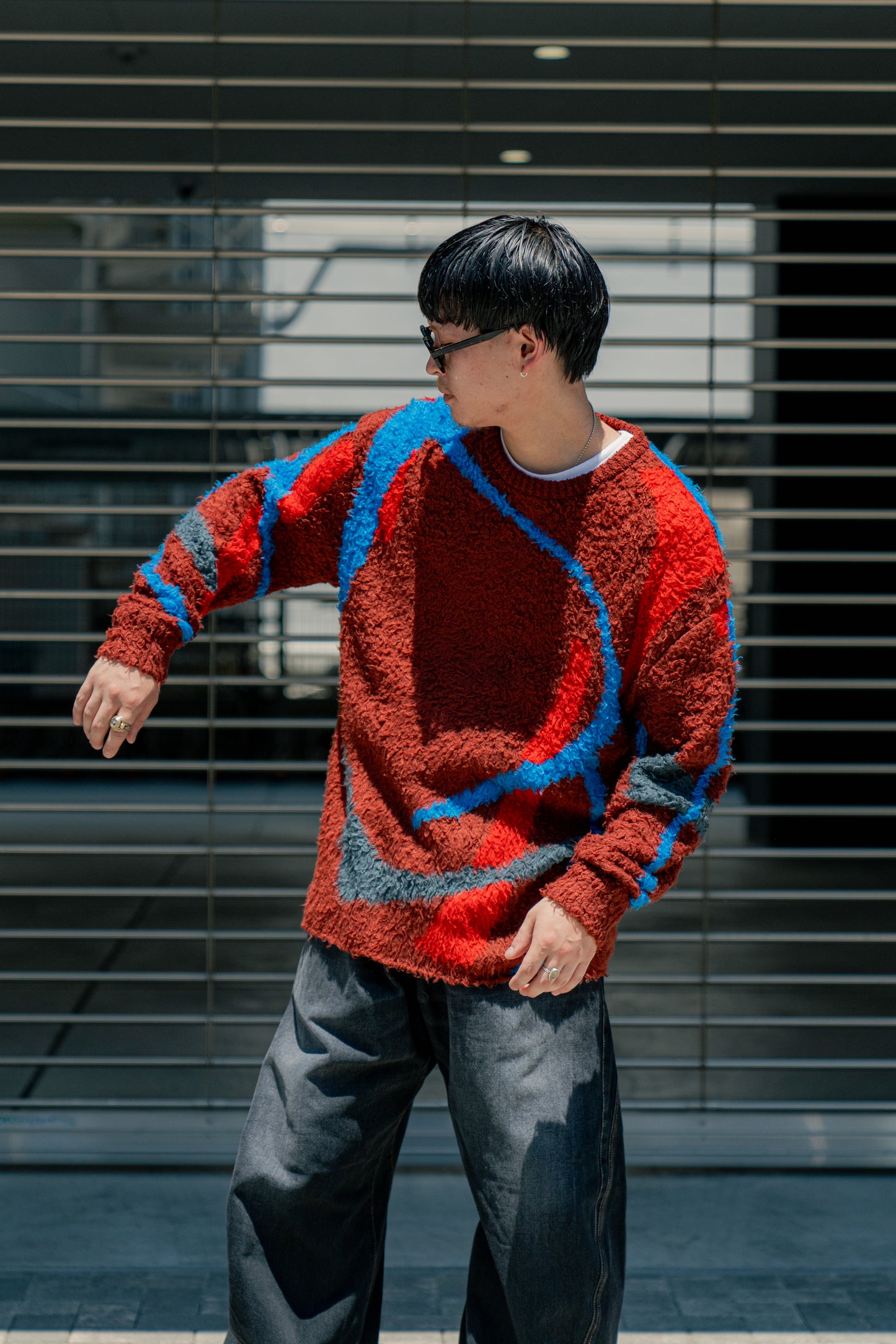 Jacquard-design knit
