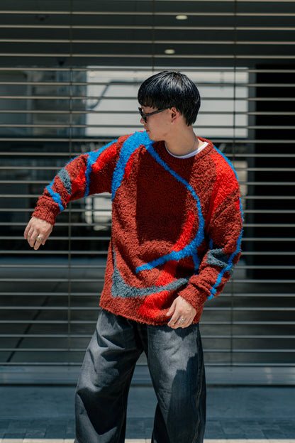 Jacquard-design knit