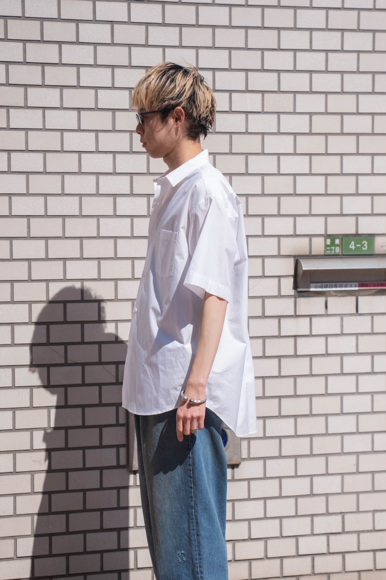 SUVIN COTTON OVERSIZED SS SHIRT(ST.1497)