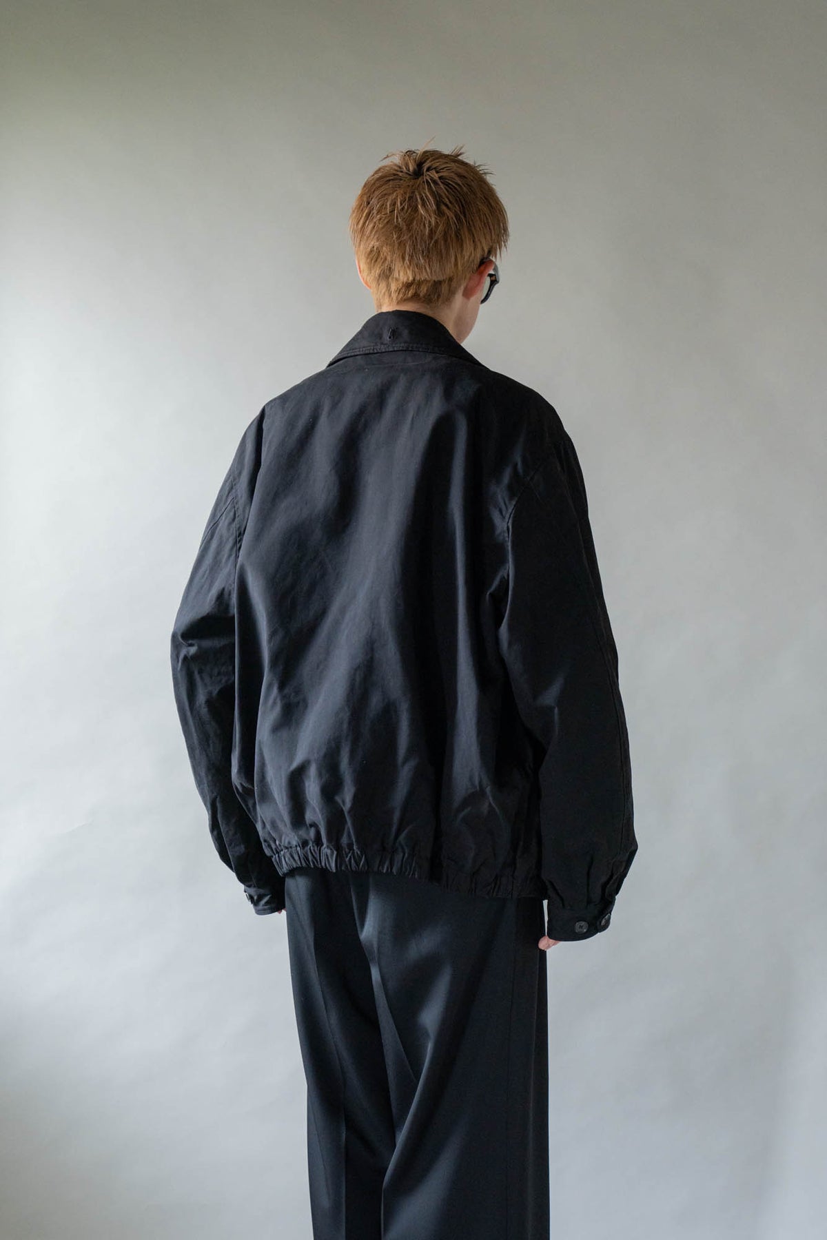DETATCHABLE COLLAR RESIN-FINISH COTTON JACKET(ST.1576)