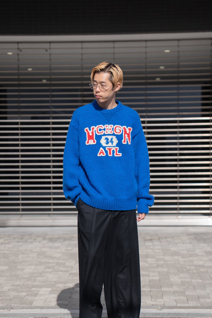 HAND KNITTING SWAETSHIRT