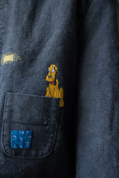 Vintage-finished work jacket