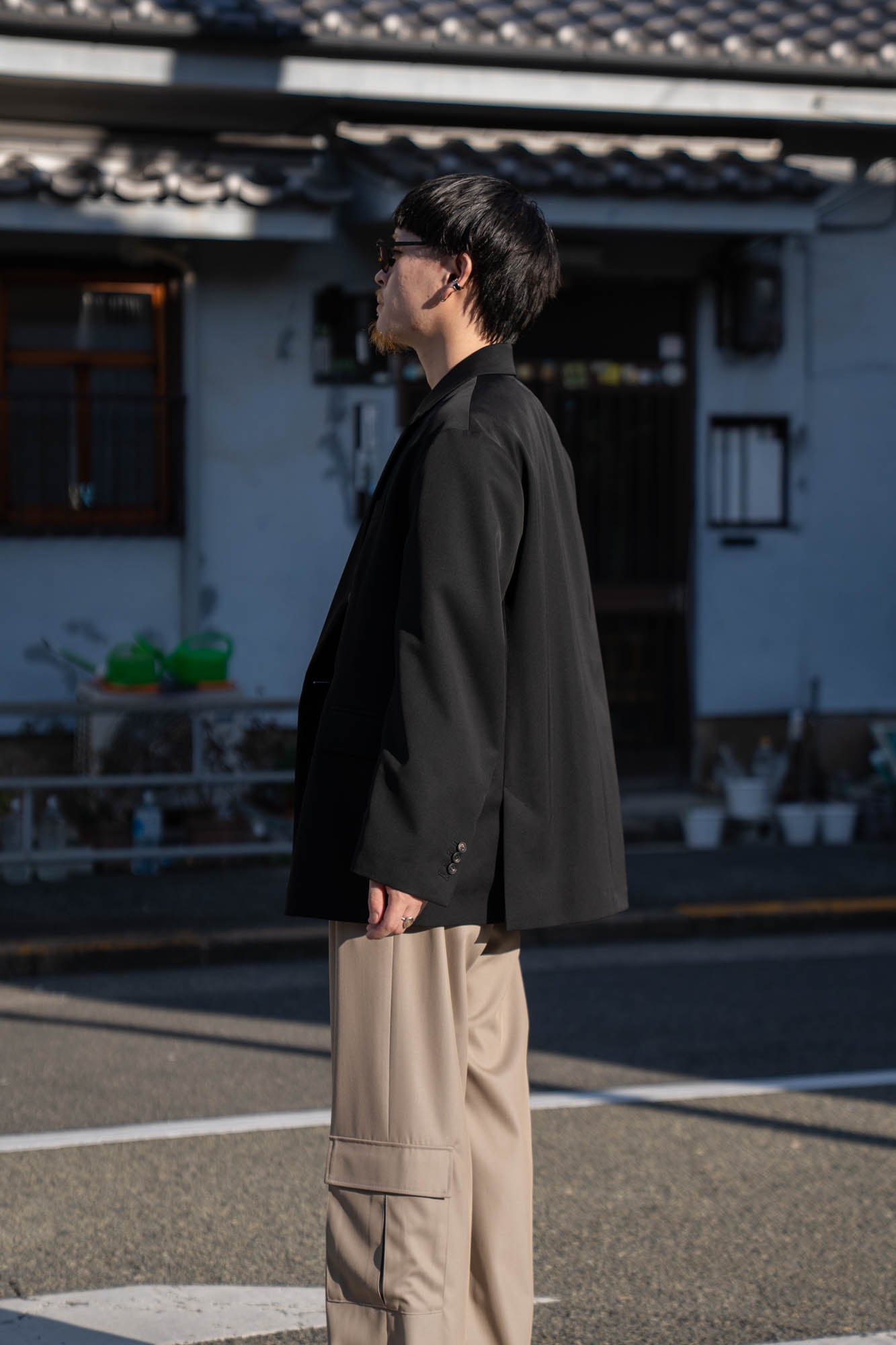 OVERSIZED DOUBLE BREASTED JACKET(ST.1411) | ジャケット ssstein