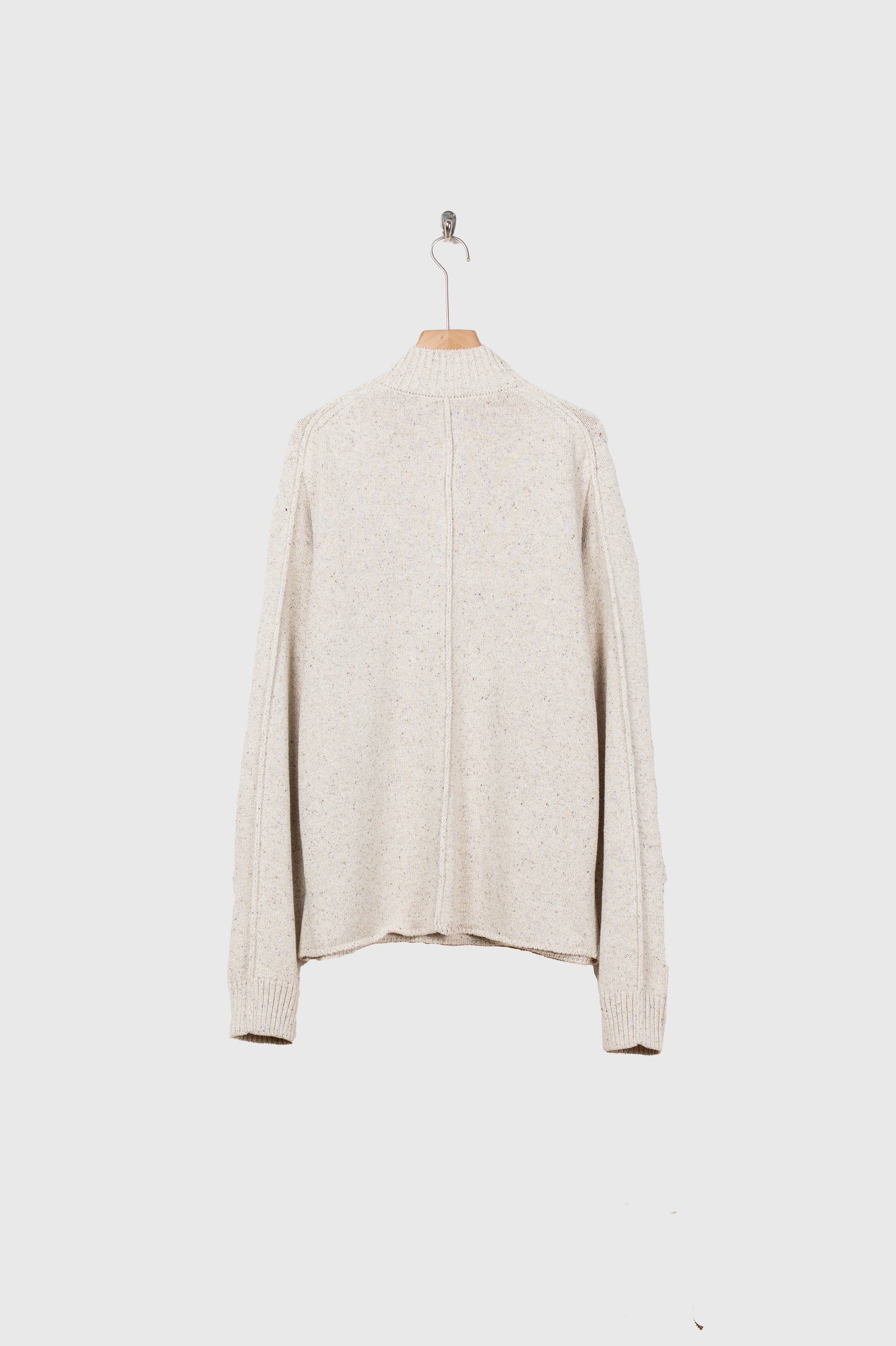BOTTLE-NECK KNIT PULLOVER