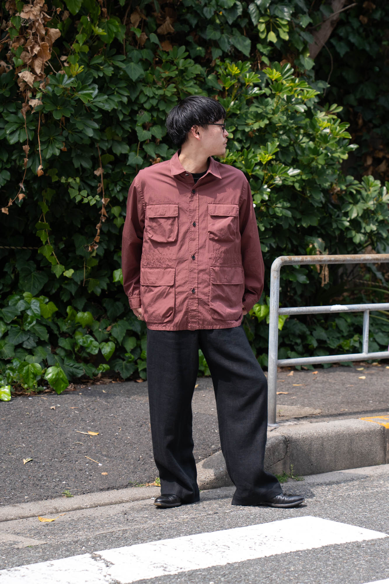 GARMENT DYE SAFARI JACKET – sign | サイン