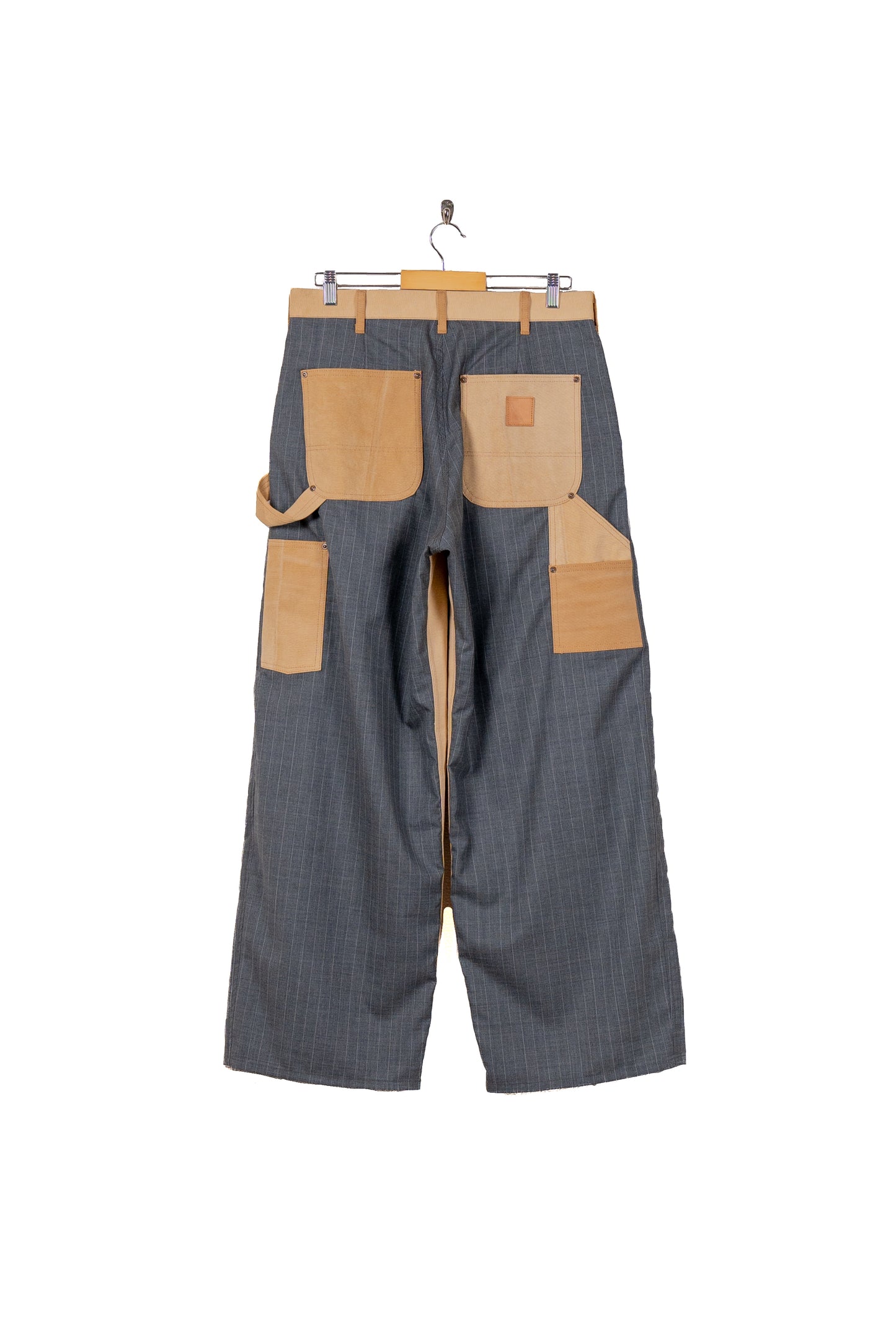 Vintage-effect work pants