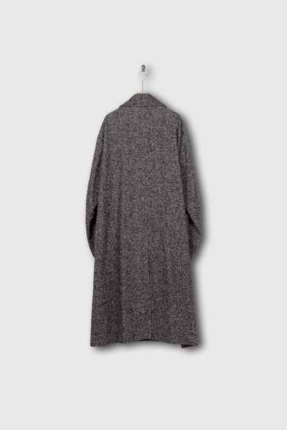 LOOP TWEED DOUBLE-BREASTED COAT
