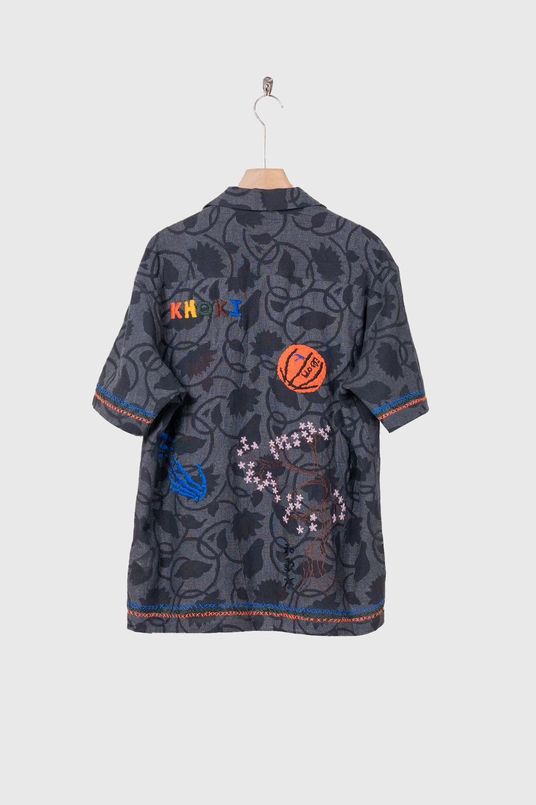 Hand embroidered-design shirt