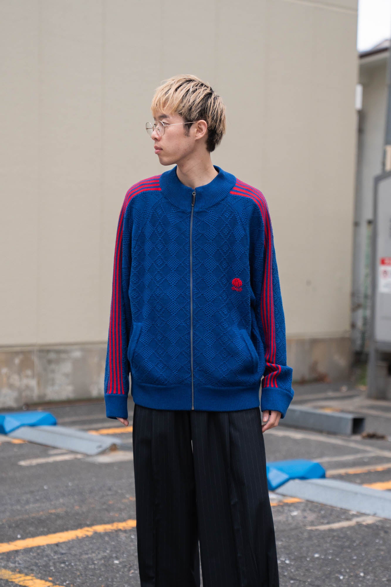 KNITTED TRAINING JACKET