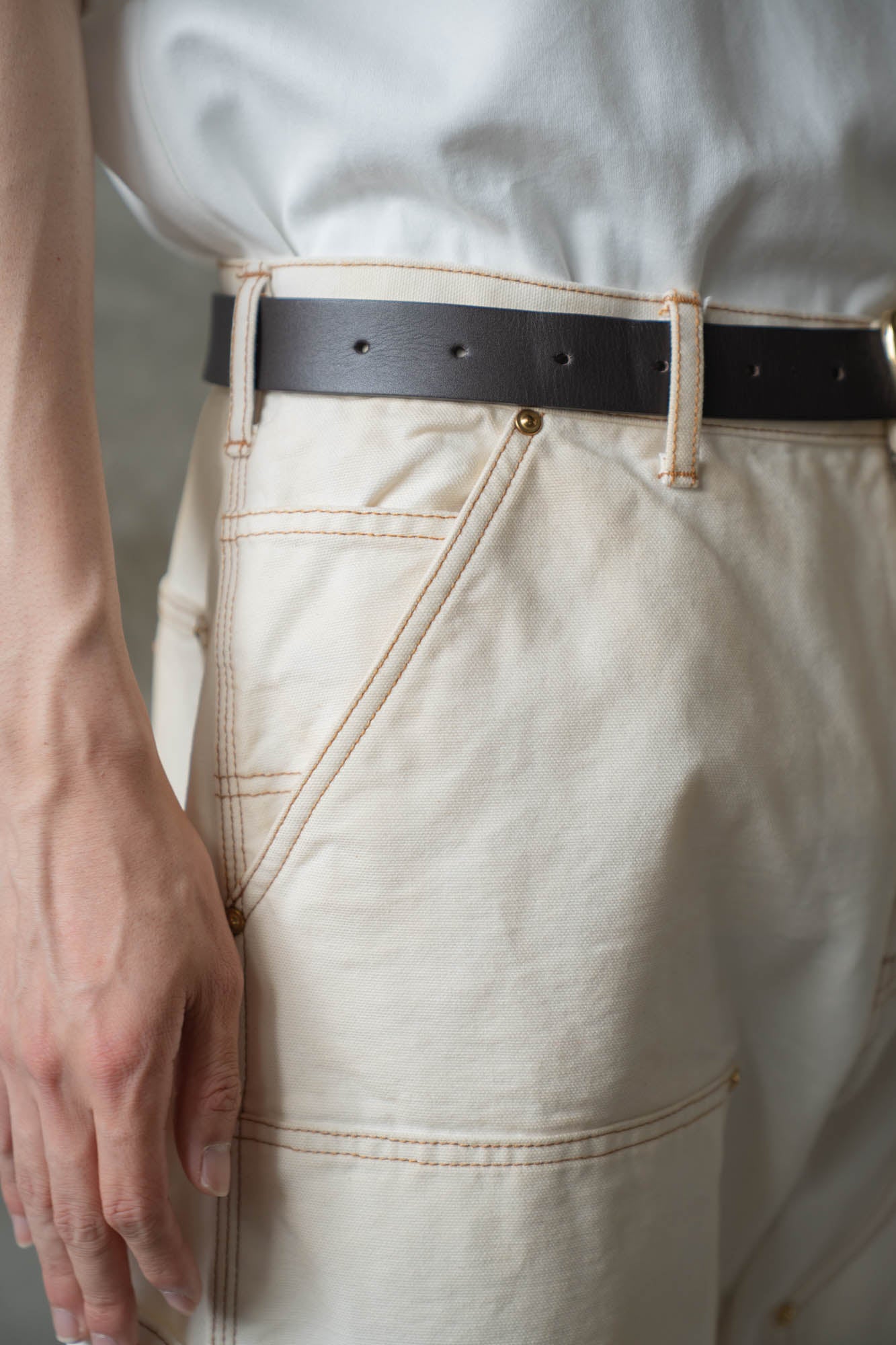 3D cutting painter pants