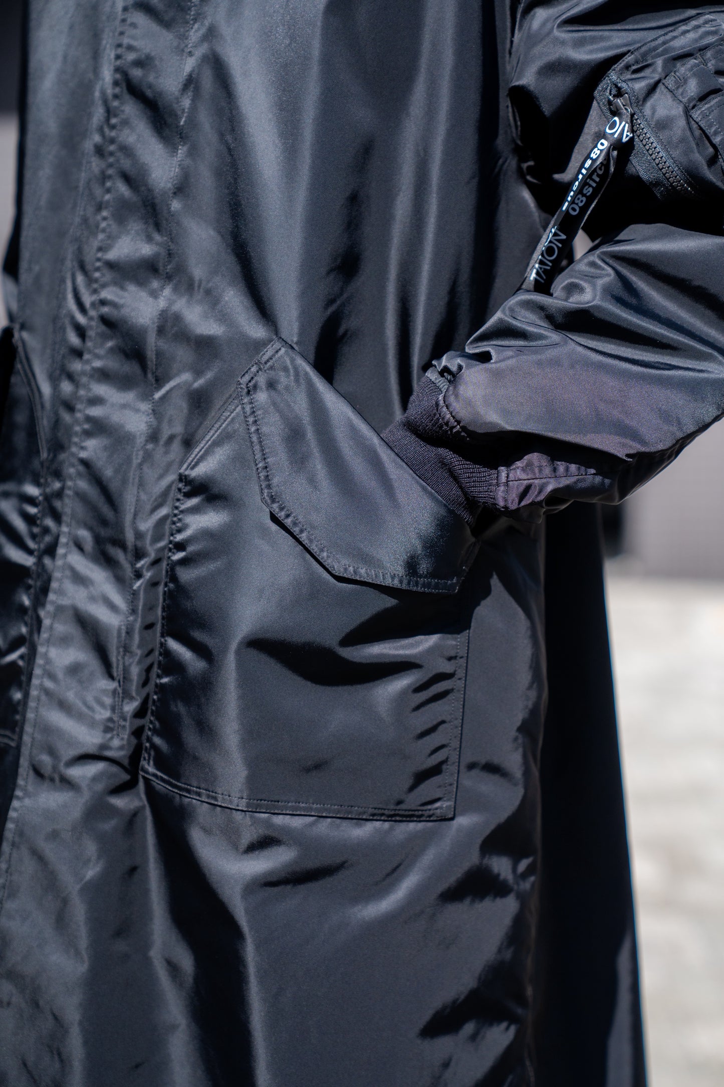 08sircus × TAION Down long MA-1 reversible