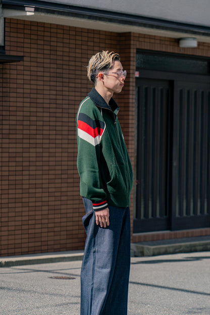 KNITTED TRACK JACKET