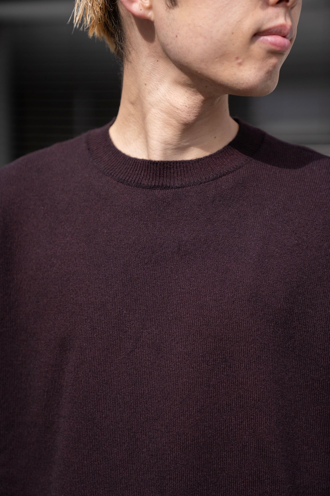 RIGID CASHMERE GARMENT DYED SWEATER P/O
