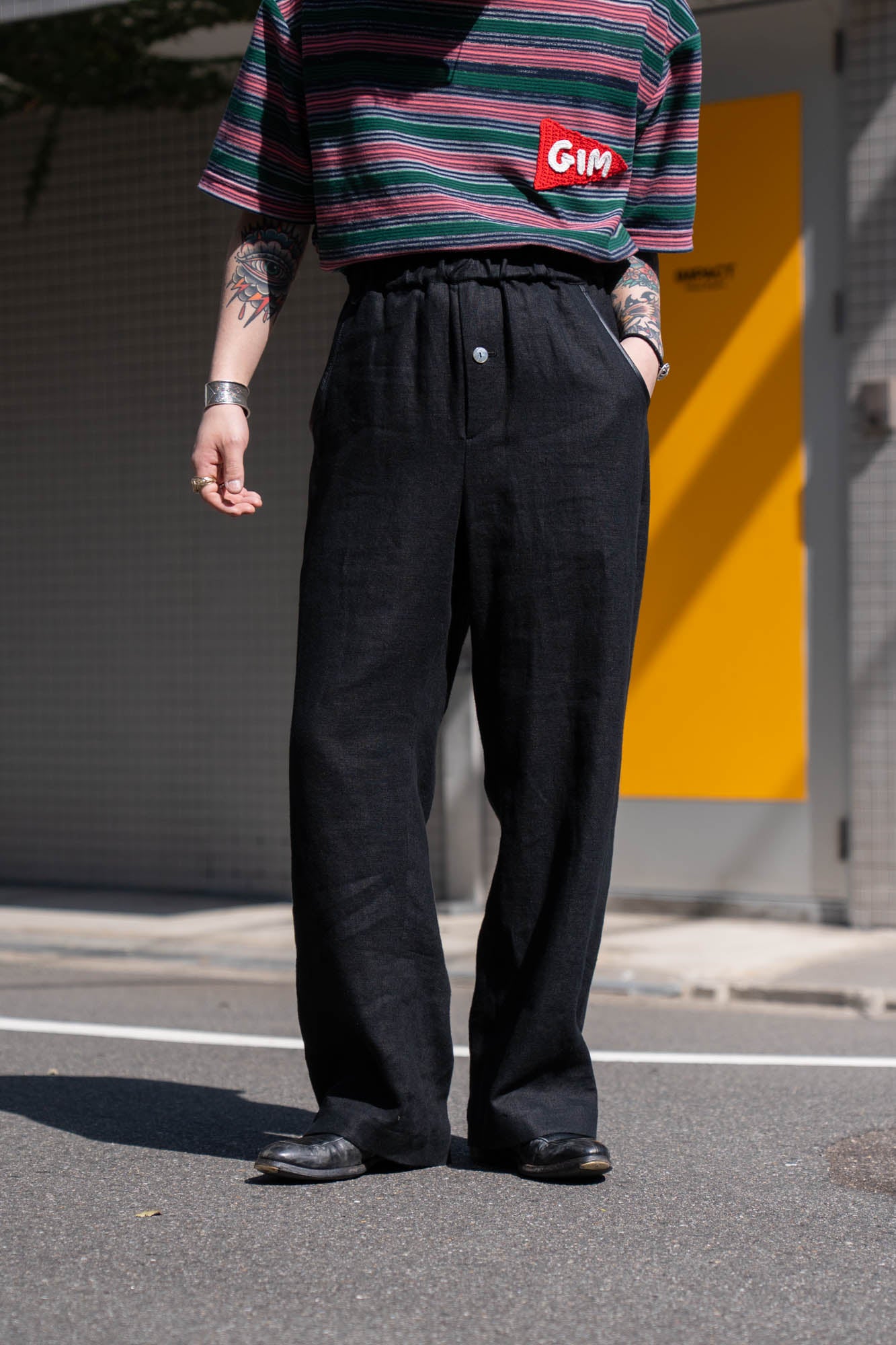FLLOWER SAK LINENEASY PANTS