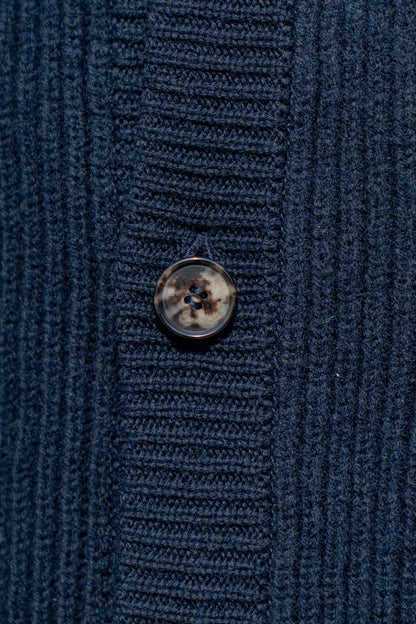 SADDDLE MOCK CARDIGAN