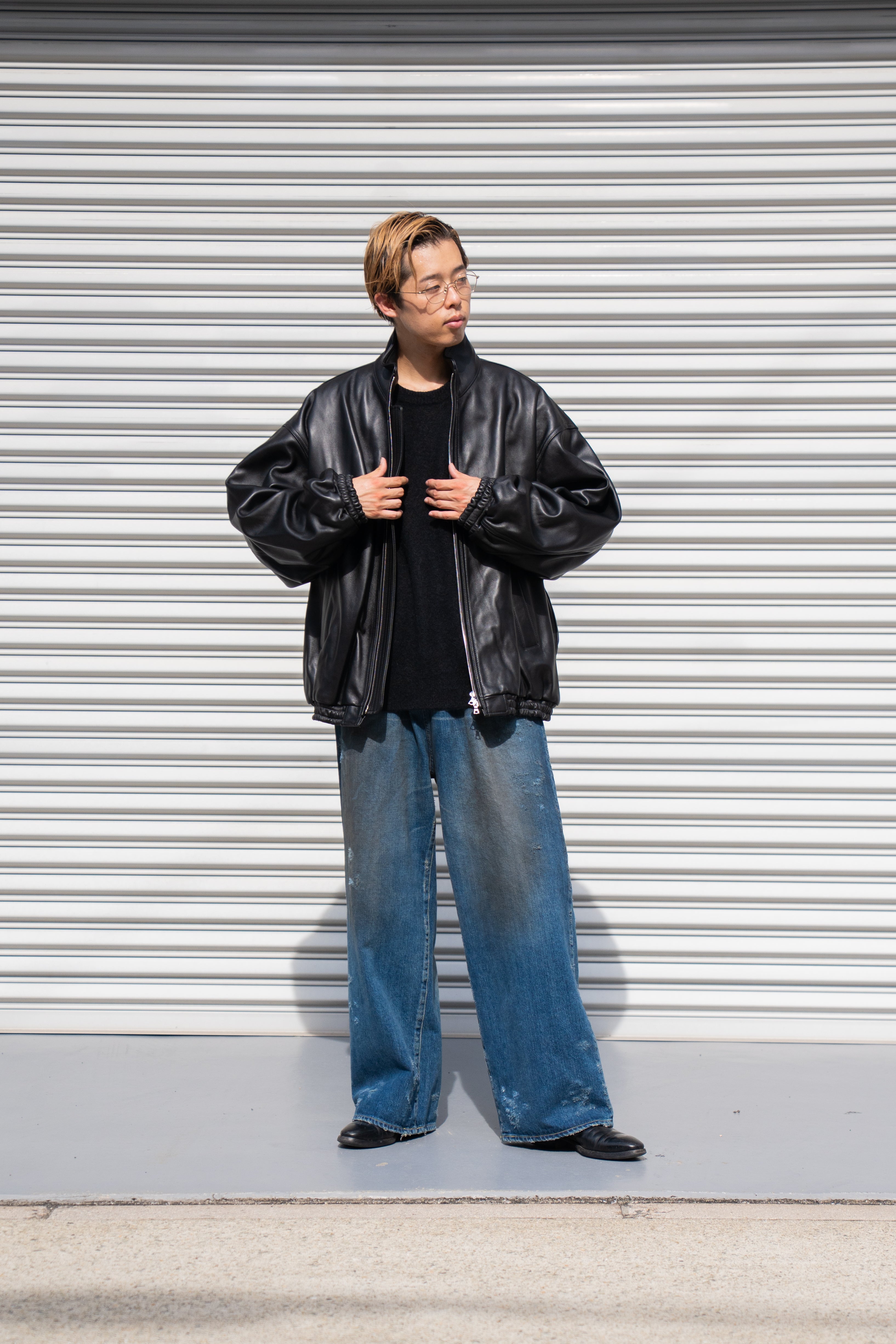 ssstein（シュタイン） 25AW - SHEEP LEATHER STAND COLLAR JACKET(ST